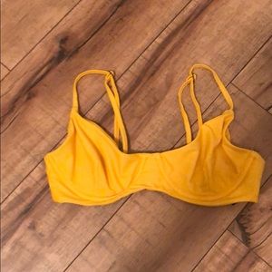 Blackbough Willow bikini top in Mango